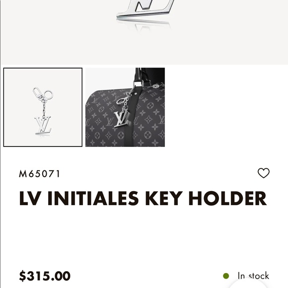 💯Authentic Louis Vuitton key charm in silver - Picture 4 of 4